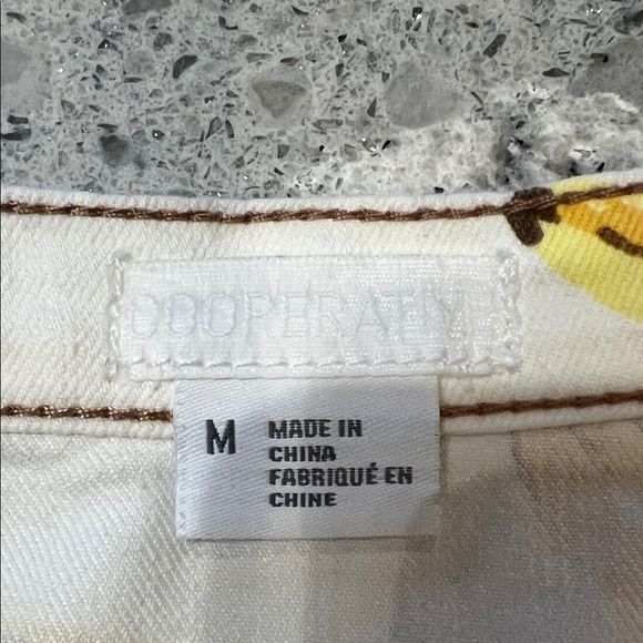 Cooperative by UO Yellow Banana Print Mini Skirt Size M - Picture 2 of 7